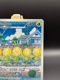 Sunflora 169/167 Pokemon TCG Twilight Masquerade Illustration Rare English (BL5) - Image 4