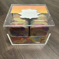Pokemon TCG Scarlet & Violet 151 Mini Tin Display 10 Sealed W/ Hard Acrylic - Image 5