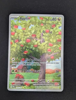 Applin 185/167 - Illustration Rare Twilight Masquerade Pokemon TCG - Image 1