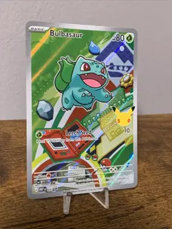 Pokemon Bulbasaur 037 ME: Mega Evolution Promo Holo Basic 80HP Leech Seed - Image 3