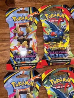 Pokemon Phantasmal Flames Sleeved Booster Packs x10 New Factory Sealed - Image 2