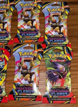 Pokemon Phantasmal Flames Sleeved Booster Packs x10 New Factory Sealed - Image 3