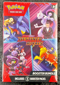 Pokemon TCG Scarlet & Violet Destined Rivals Booster Bundle 6 Packs Sealed New - Image 1