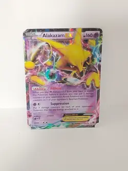 2016 Pokemon TCG XY Fates Collide Alakazam EX 25/124 LP - Image 1