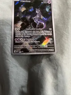 Pokemon 2023 TCG SV 151 Mewtwo Illustration Rare Promo #52 NM/M Condition - Image 4