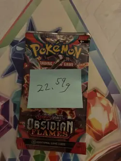 VERY HEAVY! 22.59Gram Obsidian Flames Pokemon TCG Factory Sealed Booster Pack!!! - Image 2