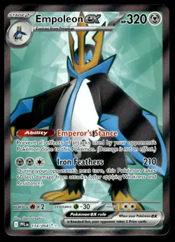 NM ME02: Phantasmal Flames Empoleon ex Ultra Rare 114/094 Pokemon TCG - Image 1
