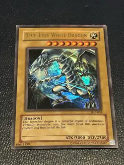 Blue-Eyes White Dragon JMP-001 Shonen Jump Yu-Gi-Oh! Promo Ultra Rare (See Pics) - Image 1