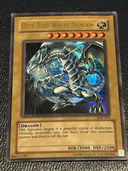 Blue-Eyes White Dragon JMP-001 Shonen Jump Yu-Gi-Oh! Promo Ultra Rare (See Pics) - Image 4