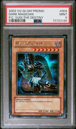 Yu-Gi-Oh! DARK MAGICIAN Power Of Chaos Yugi Promo PCY-004 PSA 9 SECRET MINT - Image 1