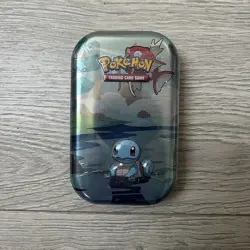 Squirtle Pokemon TCG Kanto Friends Mini Tin 2025 - factory sealed. - Image 1