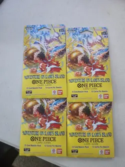 One Piece TCG OP15-EB04 Lot Of 4 Sleeved Booster English - Image 1
