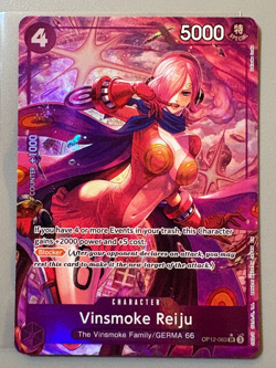 Vinsmoke Reiju OP12-63 SR One Piece TCG Legacy of the Master - Image 1