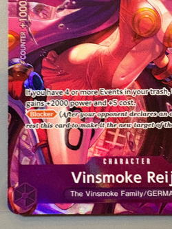 Vinsmoke Reiju OP12-63 SR One Piece TCG Legacy of the Master - Image 4