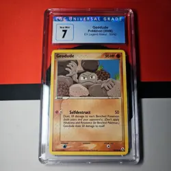 2006 Pokemon Ex Legend Maker Geodude #53 CGC Gem Mint 7 - Image 1