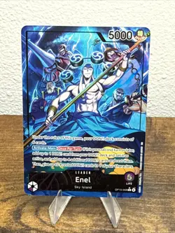 One Piece - ENEL OP15-058 (L) Alt Art OP15 Adventure on Kami's Island English NM - Image 1
