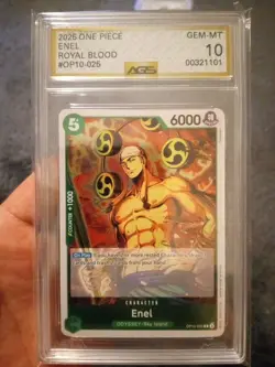 AGS 10 GEM-MT Enel OP10-025 Royal Blood One Piece - Image 1