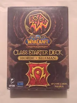 World of Warcraft TCG 2011 Class Starter Deck Horde Shaman **Damaged Box** - Image 1