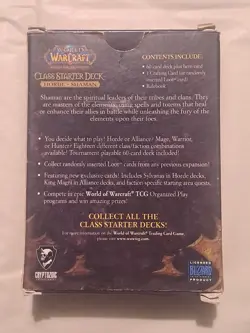 World of Warcraft TCG 2011 Class Starter Deck Horde Shaman **Damaged Box** - Image 2