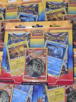 Lot of 5 Pokemon Enhanced 2-Pack Blister Articuno Zapdos Moltres Astral Silver - Image 3