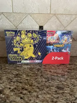 Pokemon Surging Sparks Elite Trainer Box + Booster Bundle Costco Exclusive - Image 1