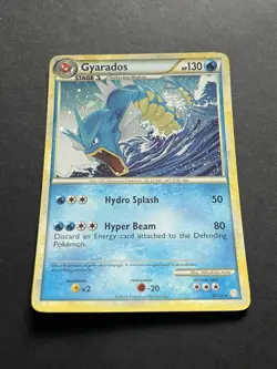 ✨🌊Gyarados Holo Rare🌊✨ 4/123 Pokemon TCG HeartGold SoulSilver - Image 2