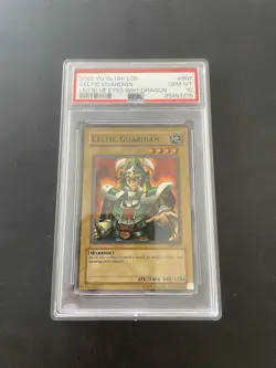 Celtic Guardian LOB-007 Original Print - Super Rare Yugioh PSA 10 Gem Mint - Image 1
