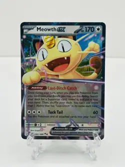 🔥Pokemon TCG-Meowth ex-062/088-Me03: Perfect Order-Holo-M/NM!🔥 - Image 1