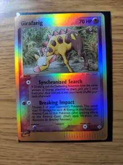 Girafarig 2003 Pokemon EX Dragon 16/97 REVERSE HOLO foil Near Mint NM Ungraded - Image 2