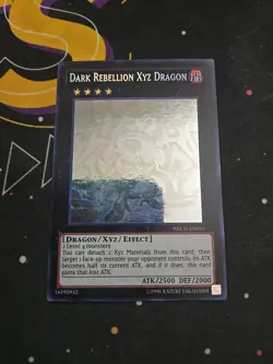 Yugioh! Dark Rebellion Xyz Dragon - NECH-EN053 - Ghost Rare - Unlimited LP - Image 1