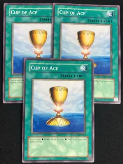 YUGIOH CUP OF ACE LODT-EN050 COMMON X3 (NM) - Image 1