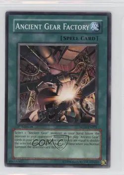Ancient Gear Factory 1st Ed. YuGiOh Machine Re-Volt Structure Deck #SD10-EN021 - Image 1