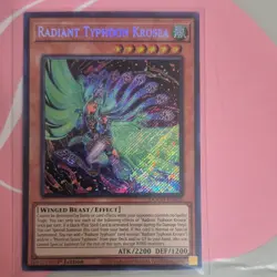 Yu-Gi-Oh! Radiant Typhoon Krosea Doom of Dimensions Holo 1st Ed Wind - Image 1