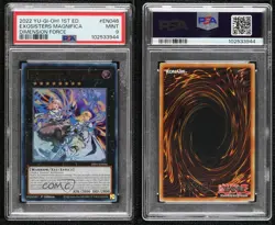 Exosisters Magnifica 1st Ed. YuGiOh Dimension Force PSA 9 MINT - Image 3