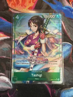 One Piece EB03 Heroines Edition Tashigi SR ALT ART AA EB03-018 ENGLISH NM - Image 1