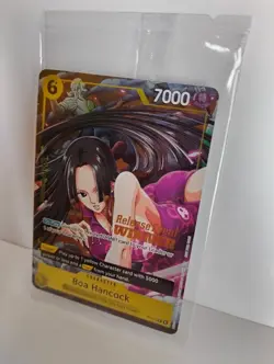 One Piece Boa Hancock Pre Release Event Winner P-115 Sealed Holo Stamp sealed - Image 4