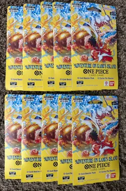 One Piece TCG OP15-EB04 - Sleeved Booster Packs (Lot Of 10) - Image 1