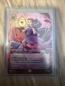 Belle Accomplished Mystic (Enchanted) Foil 226/204 Fabled Disney Lorcana - Image 1