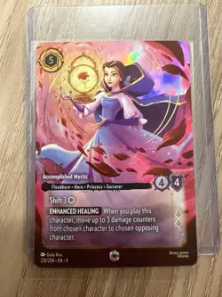 Belle Accomplished Mystic (Enchanted) Foil 226/204 Fabled Disney Lorcana - Image 3