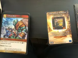 World of Warcraft Trading Card Class Starter Set 2011 Orc Warrior w/91 cards - Image 3