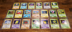 Pokemon Vintage Holo Rare 20 Card Lot Base Set, Jungle, Fossil, Gym, Rocket, Neo - Image 1