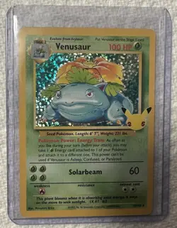 Pokemon TCG Celebrations Venusaur Holo Rare Card #15/102 Classic Collection TCG - Image 1