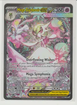Mega Gardevoir ex - Special Illustration Rare Pokemon Card MEG 178/132 SIR - Image 1