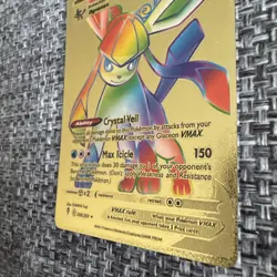 NM/Mint Glaceon VMAX 208/203 Secret Rare Rainbow Rare Holo Pokemon Card - Image 3