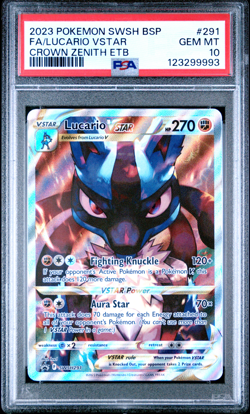Lucario VSTAR SWSH291 SWSH: Sword & Shield Promo Cards Holo (PSA 10) - Image 1