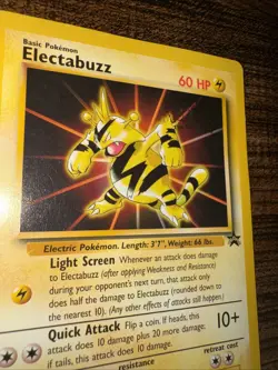 Pokemon TCG Electabuzz First Movie Black Star Promo WOTC Card Gold Stamp #2 1999 - Image 3