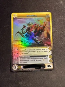 Savell - Super Rare - Chaotic Card - Beyond the Doors - Image 1
