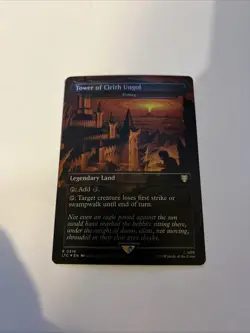 Tower Of Cirith Ungol Urborg Borderless Foil Card #0519 MTG LP - Image 1
