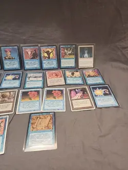 Lot of 23 Assorted Vintage Magic The Gathering Cards (Foreign Black Border) - Image 3