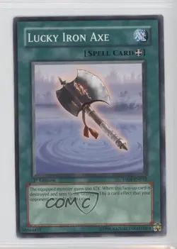Lucky Iron Axe 1st Ed. YuGiOh Jaden Yuki Starter Deck #YSDJ-EN032 2007 - Image 1